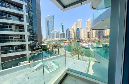 Balcony image for: Apartment - 1 Bathroom for sale in Marina Star - Dubai Marina - Dubai, Image 1
