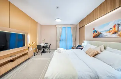 Apartment - Studio - 1 Bathroom for rent in Areej Apartments - Aljada - Sharjah