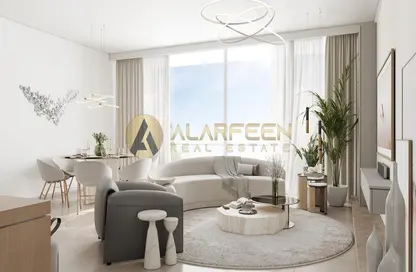 Living / Dining Room image for: Apartment - 2 Bedrooms - 2 Bathrooms for sale in Arbor View - Arjan - Dubai, Image 1