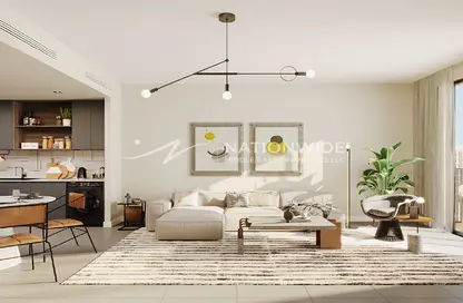 Living / Dining Room image for: Apartment - 1 Bedroom - 1 Bathroom for sale in Reeman Living - Al Shamkha - Abu Dhabi, Image 1
