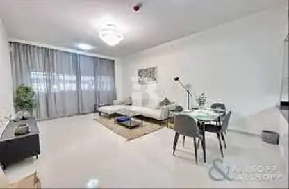Living / Dining Room image for: Apartment - 1 Bathroom for sale in Profile Residence - Dubai Sports City - Dubai, Image 1