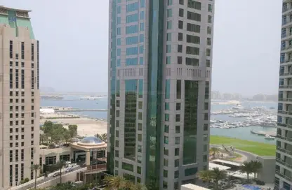 Apartment - Studio - 1 Bathroom for rent in The Royal Oceanic - Oceanic - Dubai Marina - Dubai