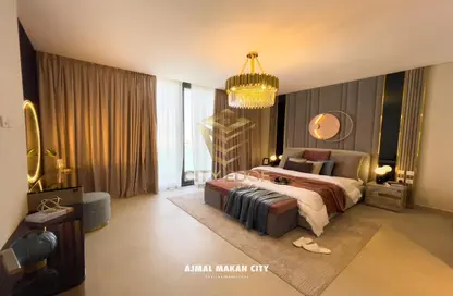 Room / Bedroom image for: Apartment - 1 Bathroom for sale in Sun Island - Ajmal Makan City - Al Hamriyah - Sharjah, Image 1