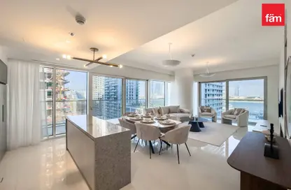 Apartment - 2 Bedrooms - 3 Bathrooms for rent in Grand Bleu Tower 1 - EMAAR Beachfront - Dubai Harbour - Dubai