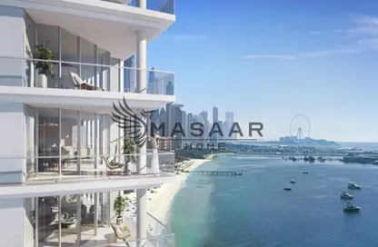 شقة - غرفة نوم - 2 حمامات للبيع في أبراج بالم بيتش 3 - أبراج بالم بيتش - نخلة جميرا - دبي