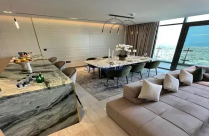 Living / Dining Room image for: Apartment - 2 Bedrooms - 2 Bathrooms for sale in Damac City - Al Safa 1 - Al Safa - Dubai, Image 1