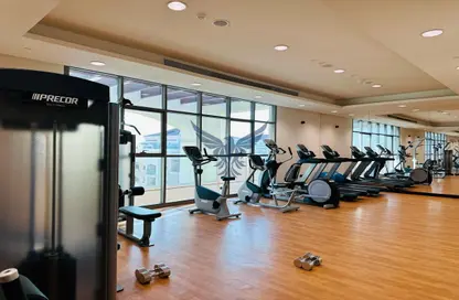 Gym image for: Apartment - 1 Bedroom - 2 Bathrooms for rent in Oasis Residences - Masdar City - Abu Dhabi, Image 1