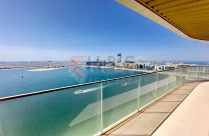 Apartment - 3 Bedrooms - 4 Bathrooms for rent in Grand Bleu Tower 2 - EMAAR Beachfront - Dubai Harbour - Dubai
