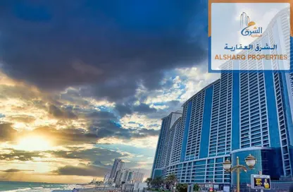 Apartment - 2 Bedrooms - 3 Bathrooms for rent in Ajman Corniche Residences - Ajman Corniche Road - Ajman