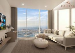 Living Room image for: Studio - 1 bathroom for sale in Ciel Tower - Dubai Marina - Dubai, Image 1