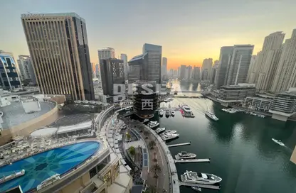 شقة - 2 غرف نوم - 2 حمامات للايجار في جي دبليو ماريوت هوتيل مارينا - دبي مارينا - دبي