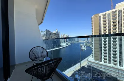 Apartment - Studio - 1 Bathroom for sale in Waves Tower - Business Bay - Dubai