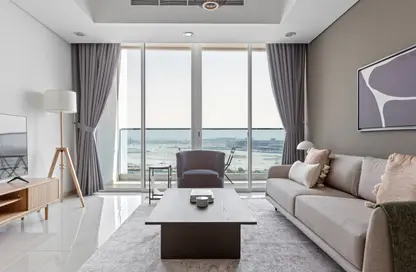 شقة - غرفة نوم - 2 حمامات للايجار في برج أمواج الجميرا - الخليج التجاري - دبي