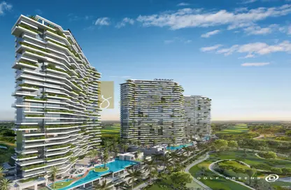 Outdoor Building image for: Apartment - 2 Bedrooms - 2 Bathrooms for sale in Golf Greens - DAMAC Hills - Dubai, Image 1