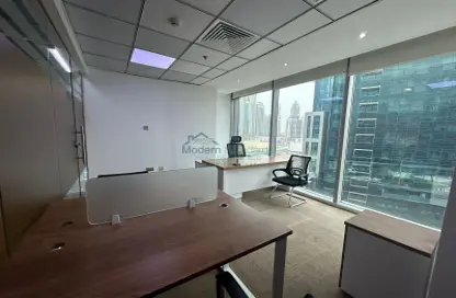 Office Space - Studio - 2 Bathrooms for rent in The Binary Tower - Business Bay - Dubai