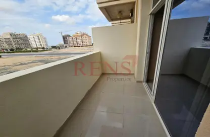 Balcony image for: Apartment - 1 Bathroom for rent in Madison Residences - Majan - Dubai, Image 1