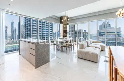 Apartment - 2 Bedrooms - 3 Bathrooms for rent in Grand Bleu Tower 2 - EMAAR Beachfront - Dubai Harbour - Dubai