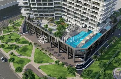 صورة لـ مبنى خارجي شقة - غرفة نوم - 2 حمامات للبيع في زا باراجون لآي جي او - الخليج التجاري - دبي ، صورة رقم 1
