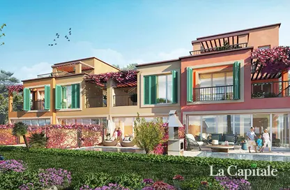 Townhouse - 4 Bedrooms - 4 Bathrooms for sale in Nice - Damac Lagoons - Dubai
