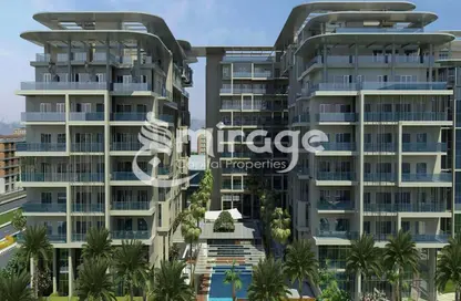 Outdoor Building image for: Apartment - 1 Bedroom - 1 Bathroom for rent in Oasis 1 - Oasis Residences - Masdar City - Abu Dhabi, Image 1