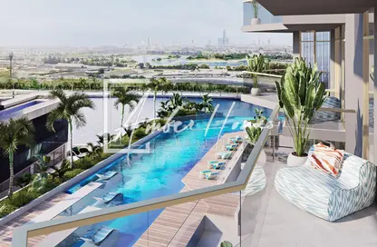 صورة لـ حوض سباحة شقة - غرفة نوم - 1 حمام للبيع في واحة اوربان - الخليج التجاري - دبي ، صورة رقم 1