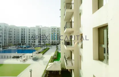 Apartment - Studio - 1 Bathroom for rent in Hayat Boulevard-1A - Hayat Boulevard - Town Square - Dubai