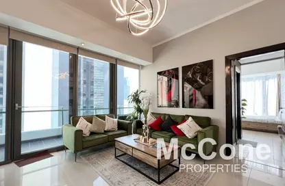 Apartment - 1 Bedroom - 2 Bathrooms for rent in Silverene Tower B - Silverene - Dubai Marina - Dubai