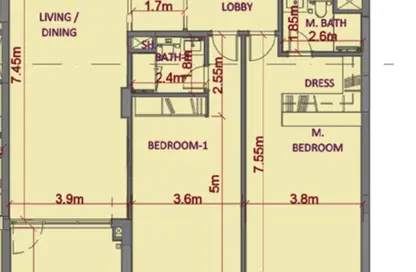 Apartment - 2 Bedrooms - 3 Bathrooms for sale in AZHA Community - Al Amerah - Ajman