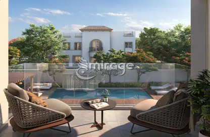 Pool image for: Villa - 6 Bedrooms for sale in Fay Alreeman - Al Shamkha - Abu Dhabi, Image 1