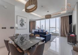 صورةغرفة المعيشة / غرفة الطعام لـ: شقة - 2 غرف نوم - 4 حمامات للبيع في فندق وأجنحة أفاني بالم فيو - مدينة دبي الإعلامية - دبي, صورة 1