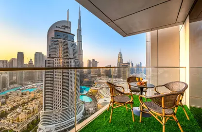 Apartment - 4 Bedrooms - 4 Bathrooms for rent in Boulevard Point - Downtown Dubai - Dubai