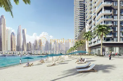 Water View image for: Apartment - 3 Bedrooms - 3 Bathrooms for sale in Beach Mansion - EMAAR Beachfront - Dubai Harbour - Dubai, Image 1