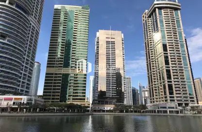 شقة - غرفة نوم - 1 حمام للايجار في جلوبال ليك فيو - (JLT) مجمع E - أبراج بحيرة الجميرا - دبي