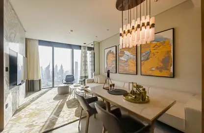 Apartment - 1 Bedroom - 2 Bathrooms for rent in One Za'abeel Tower - Zabeel 1 - Zabeel - Dubai
