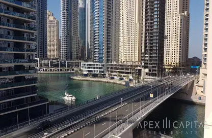 Apartment - 1 Bedroom - 2 Bathrooms for sale in Marina View Tower B - Marina View - Dubai Marina - Dubai