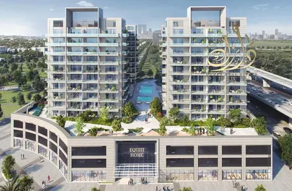 Outdoor Building image for: Apartment - 3 Bedrooms - 4 Bathrooms for sale in Equiti Arcade - Al Furjan - Dubai, Image 1