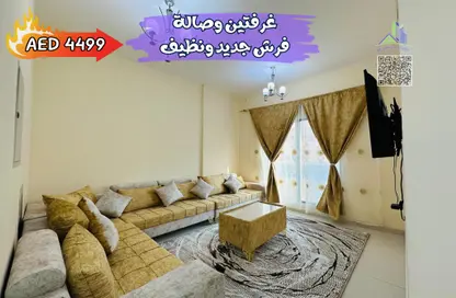شقة - 2 غرف نوم - 2 حمامات للايجار في 1  الروضة - الروضة - عجمان
