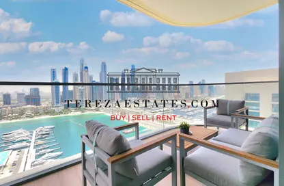 Apartment - 3 Bedrooms - 4 Bathrooms for sale in Marina Vista - EMAAR Beachfront - Dubai Harbour - Dubai