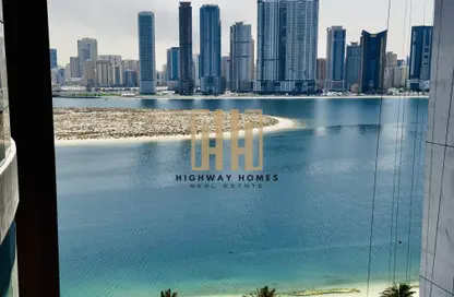 Apartment - 3 Bedrooms - 4 Bathrooms for rent in Al Sondos Tower - Al Khan Lagoon - Al Khan - Sharjah