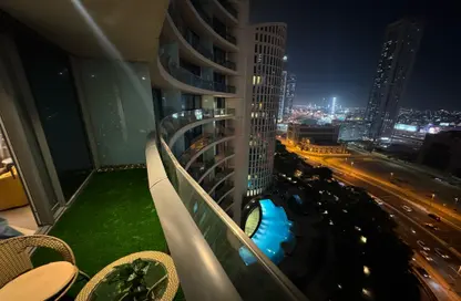 Apartment - 1 Bedroom - 2 Bathrooms for rent in Burj Vista 1 - Burj Vista - Downtown Dubai - Dubai