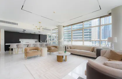Apartment - 3 Bedrooms - 4 Bathrooms for rent in Marina Quays East - Marina Quays - Dubai Marina - Dubai