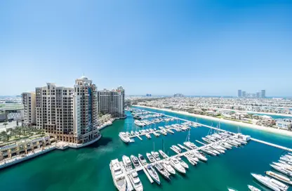 Apartment - 3 Bedrooms - 4 Bathrooms for rent in Ruby - Tiara Residences - Palm Jumeirah - Dubai