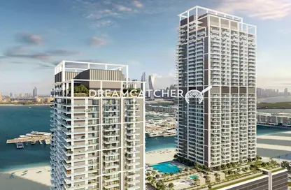 Outdoor Building image for: Apartment - 2 Bedrooms - 3 Bathrooms for sale in Beach Mansion - EMAAR Beachfront - Dubai Harbour - Dubai, Image 1