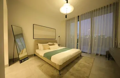Room / Bedroom image for: Apartment - 2 Bedrooms - 2 Bathrooms for sale in Nasaq 4 - Aljada - Sharjah, Image 1