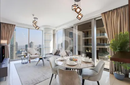 Apartment - 1 Bedroom - 2 Bathrooms for rent in Boulevard Point - Downtown Dubai - Dubai