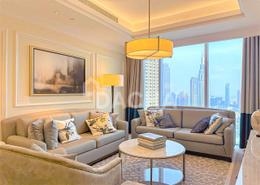 Living Room image for: Apartment - 2 bedrooms - 3 bathrooms for sale in The Address The BLVD - Downtown Dubai - Dubai, Image 1