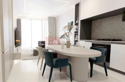 Dining Room image for: Apartment - 1 Bedroom - 2 Bathrooms for sale in Samana Mykonos Signature - Arjan - Dubai, Image 1