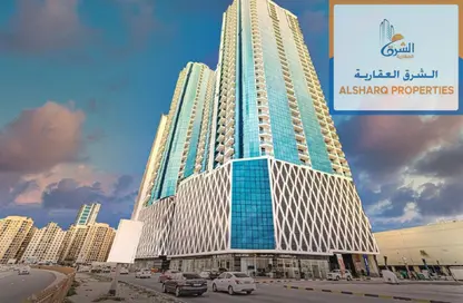 Apartment - 1 Bedroom - 2 Bathrooms for rent in Oasis Tower - Al Rashidiya 1 - Al Rashidiya - Ajman
