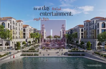 Pool image for: Townhouse - 2 Bedrooms - 4 Bathrooms for sale in Bloom Living - Zayed City (Khalifa City C) - Khalifa City - Abu Dhabi, Image 1