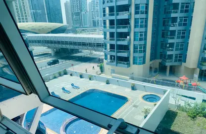 شقة - 1 حمام للايجار في برج كاسكيد - دبي مارينا - دبي